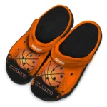 basketball logo clog customized abstract dots orange best selling.webp