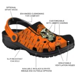 basketball logo clog customized achmed skull orange best selling.webp