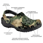basketball logo clog customized camouflage craze green best selling.webp