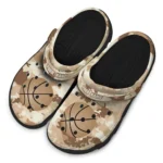 basketball logo clog customized desert camo tan best selling.webp
