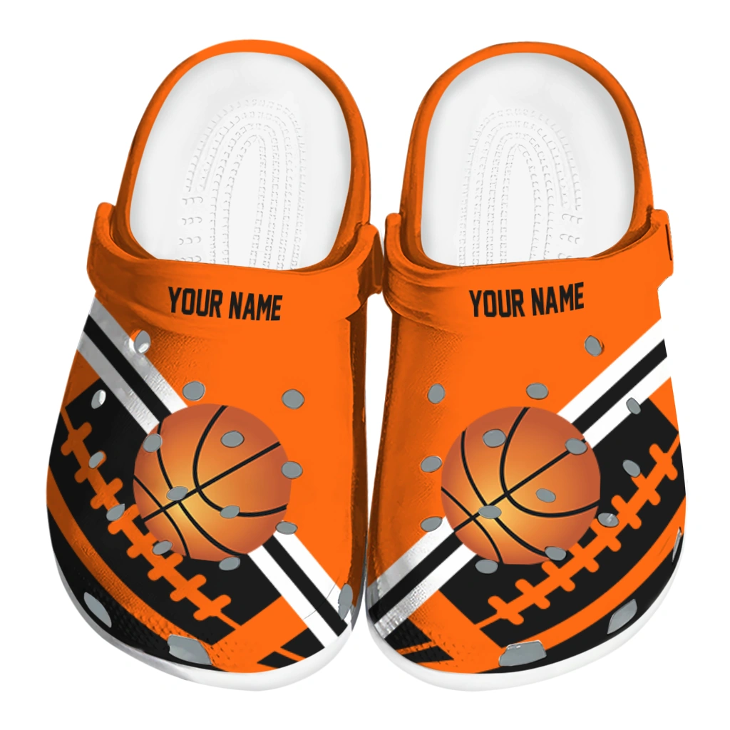 basketball logo clog customized football motif orange best selling.webp basketball logo clog customized football motif orange best selling.webp