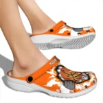 basketball logo clog customized gripping hand orange white best selling.webp