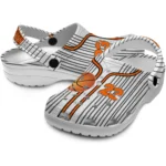 basketball logo clog customized pinstripe pattern orange white best selling.webp