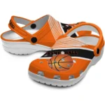 basketball logo clog customized vibrant dual tone orange best selling.webp