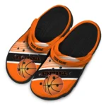 basketball logo clog customized vibrant dual tone orange best selling.webp