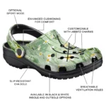 basketball logo clog daisy cluster best selling.webp