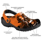 basketball logo clog halloween vibes orange black best selling.webp