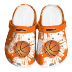 basketball logo clog splatter graphics orange white best selling.webp