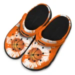 basketball logo clog splatter graphics orange white best selling.webp