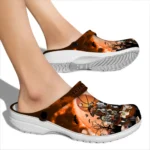 basketball logo clog spooky night orange black best selling.webp