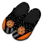 basketball logo clog stellar stripes theme orange black best selling.webp