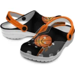 basketball logo clog tech aesthetic orange black best selling.webp