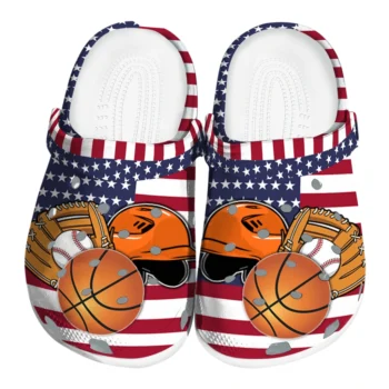 basketball logo clog us flag theme orange blue red white best selling.webp