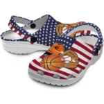 basketball logo clog us flag theme orange blue red white best selling.webp