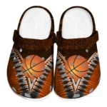 basketball logo clog zipper burst orange best selling.webp