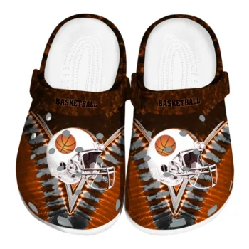 basketball logo clog zipper helmet desgin orange white best selling.webp
