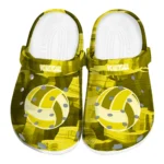 volleyball logo clog canyon layers yellow best selling.webp