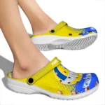 volleyball logo clog custom abstract dots yellow best selling.webp