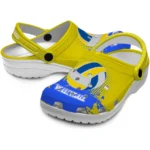 volleyball logo clog custom abstract dots yellow best selling.webp