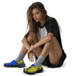 volleyball logo clog custom achmed skull yellow best selling.webp