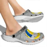 volleyball logo clog custom cracked texture gray best selling.webp