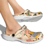 volleyball logo clog custom desert cactus pattern best selling.webp