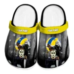 volleyball logo clog custom evil presence yellow black best selling.webp