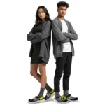 volleyball logo clog custom evil presence yellow black best selling.webp