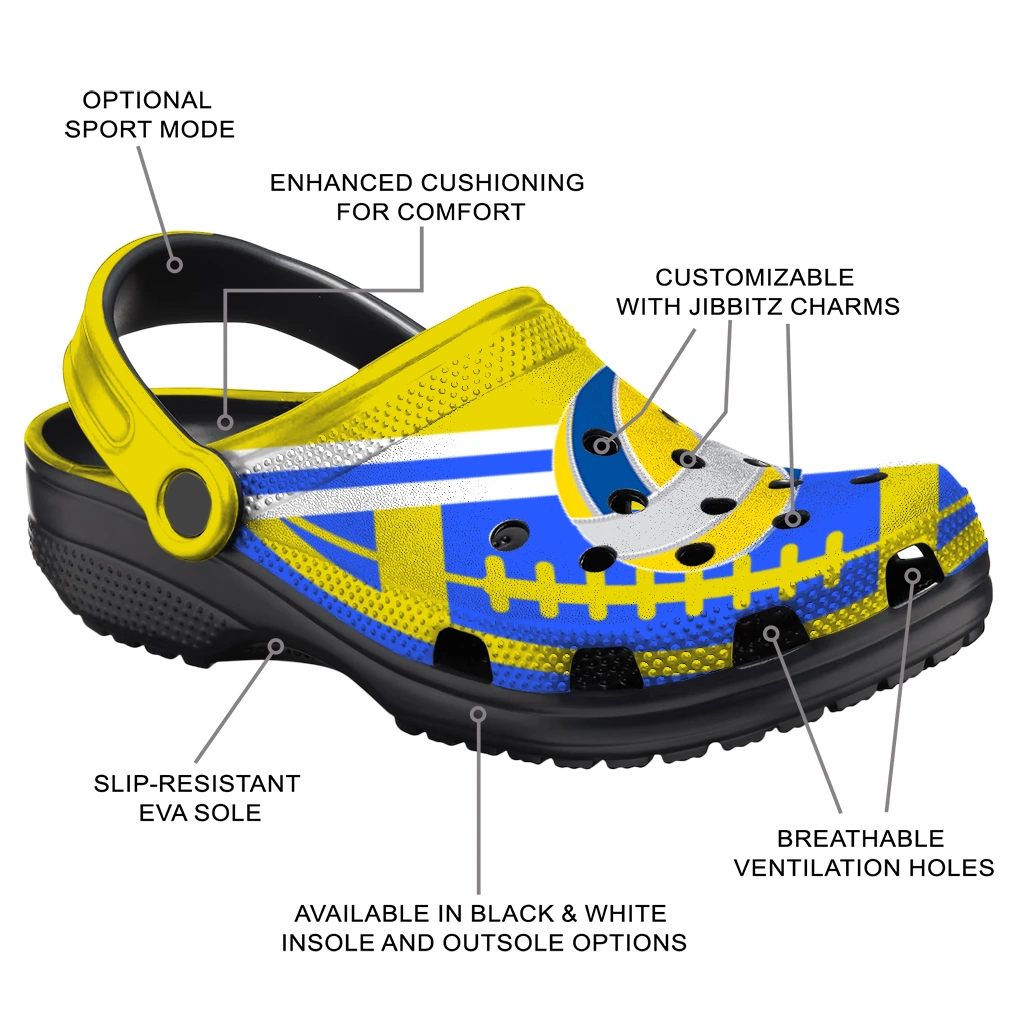 volleyball logo clog custom football motif yellow new arrival.webp volleyball logo clog custom football motif yellow new arrival.webp