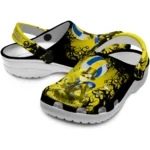volleyball logo clog custom jack skellington yellow black best selling.webp