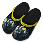 volleyball logo clog custom jason voorhees yellow black best selling.webp