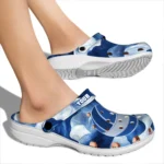 volleyball logo clog custom ocean waves blue best selling.webp