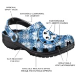 volleyball logo clog custom snowflake mosaic best selling.webp