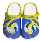 volleyball logo clog custom star spangled graphic gray best selling.webp