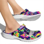 volleyball logo clog custom swirling mushrooms best selling.webp