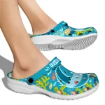 volleyball logo clog custom tropical fish ocean best selling.webp