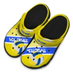 volleyball logo clog custom vibrant dual tone yellow best selling.webp