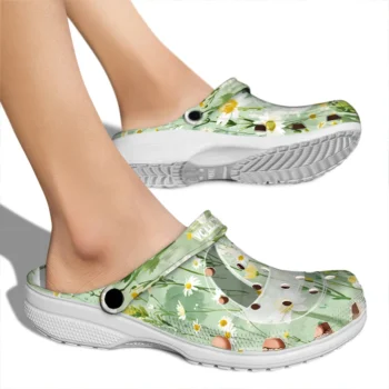 volleyball logo clog daisy cluster fashion forward.webp