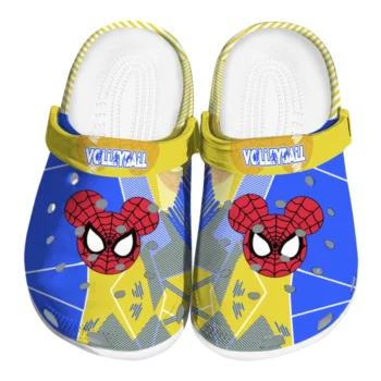 volleyball logo clog geometric background yellow best selling.webp