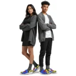 volleyball logo clog geometric background yellow best selling.webp