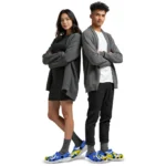 volleyball logo clog hexagon grid yellow best selling.webp