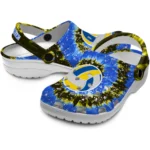 volleyball logo clog radiant burst effect yellow best selling.webp