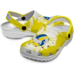 volleyball logo clog splatter graphics yellow white best selling.webp