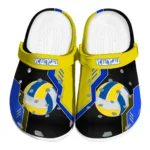 volleyball logo clog tech aesthetic yellow black best selling.webp