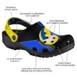 volleyball logo clog tech aesthetic yellow black best selling.webp